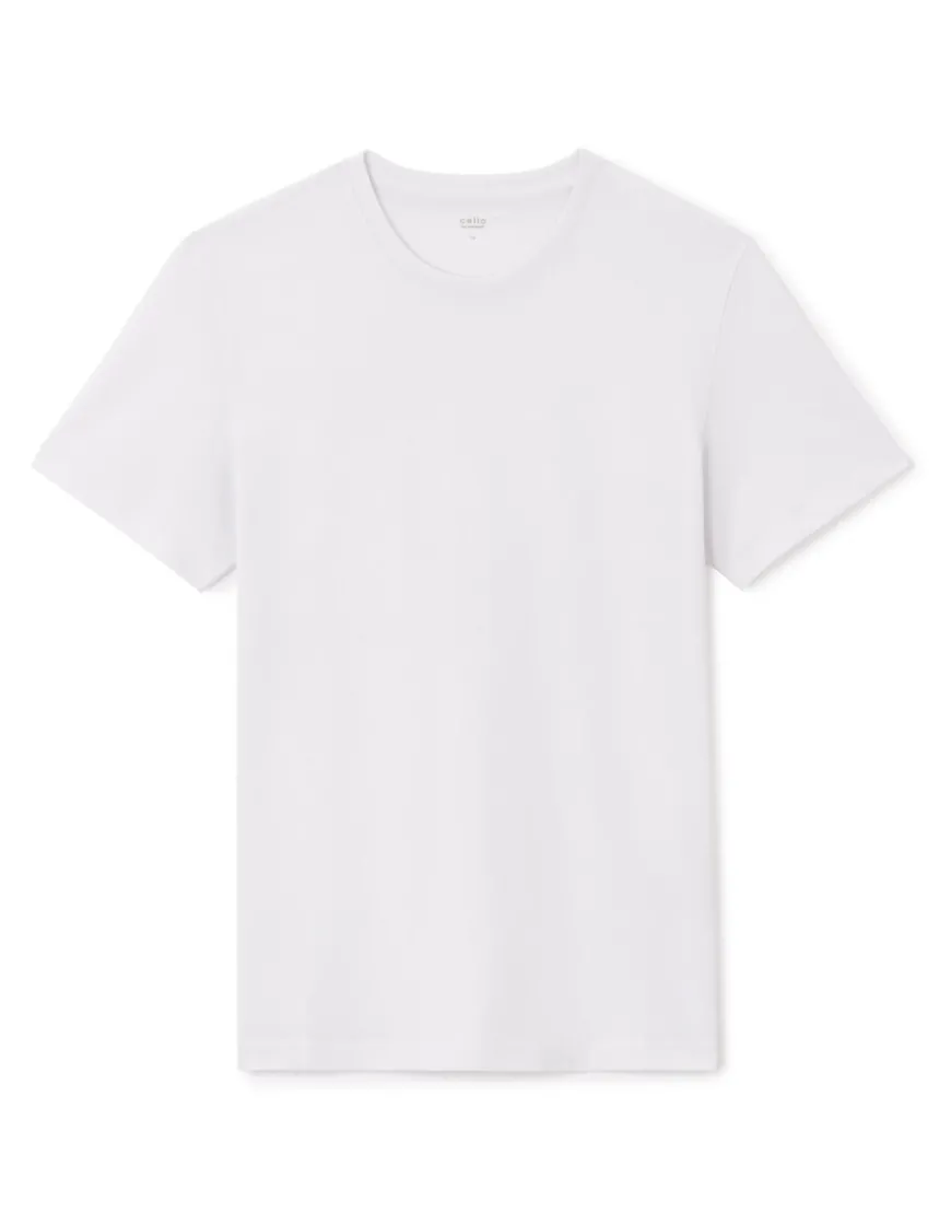 Celio T-shirt regular col rond 100% coton + long -^Homme T-Shirts