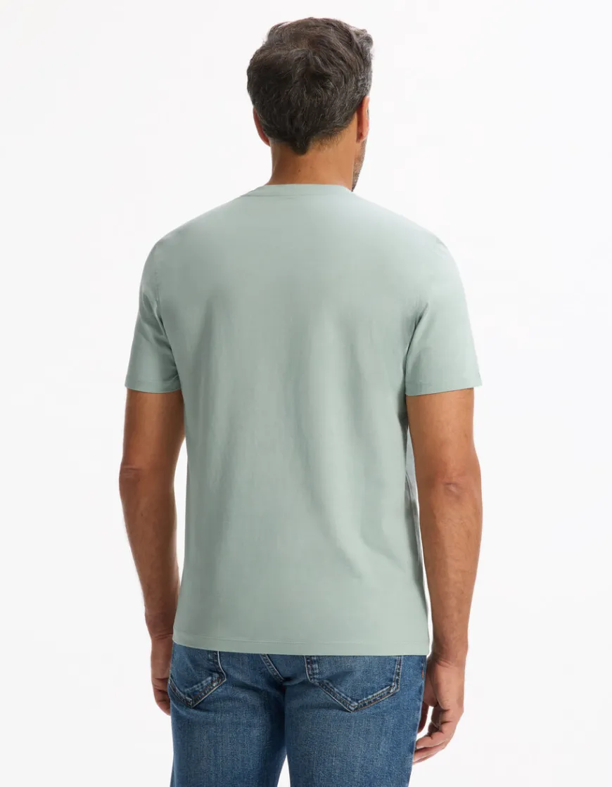 Celio T-shirt regular col v 100% coton -^Homme T-Shirts