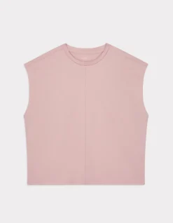Celio T-shirt sans manche en coton boxy - rose^Femme T-Shirts & Tops