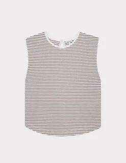 Celio T-shirt sans manches à rayures - kaki^Femme T-Shirts & Tops