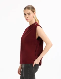 Celio T-shirt sans manches - rouge^Femme T-Shirts & Tops