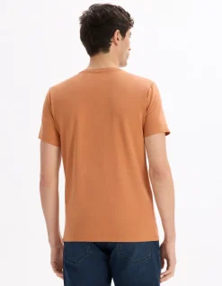 Celio T-shirt slim col rond en coton stretch -^Homme T-Shirts