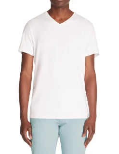 Celio T-shirt slim col V en coton stretch -^Homme T-Shirts