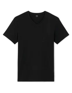 Celio T-shirt slim col V en coton stretch -^Homme T-Shirts