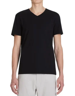 Celio T-shirt slim col V en coton stretch -^Homme T-Shirts