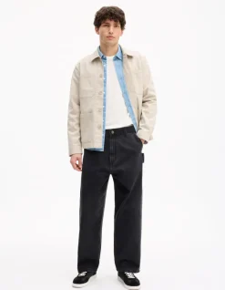 Celio T-shirt straight col rond 100% coton - beige^Homme T-Shirts