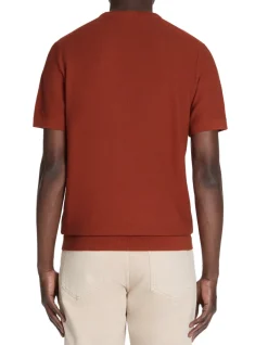 Celio T-shirt straight col rond 100% coton - marron^Homme T-Shirts