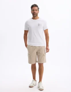 Celio T-shirt straight col rond 100% coton -^Homme T-Shirts