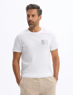 Celio T-shirt straight col rond 100% coton -^Homme T-Shirts