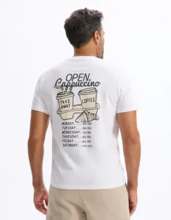 Celio T-shirt straight col rond 100% coton -^Homme T-Shirts