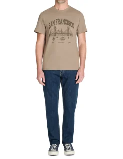 Celio T-shirt straight col rond 100% coton -^Homme T-Shirts