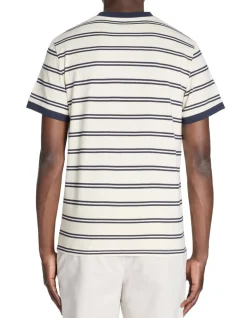 Celio T-shirt straight col rond 100% coton - marine^Homme T-Shirts