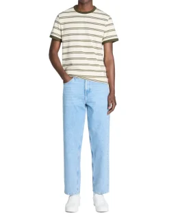 Celio T-shirt straight col rond 100% coton - bordeaux^Homme T-Shirts