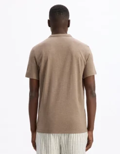 Celio T-shirt straight col tunisien coton mélangé -^Homme T-Shirts