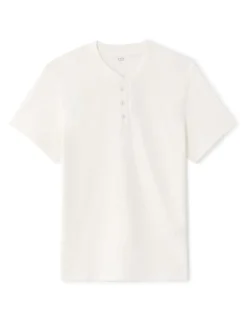 Celio T-shirt straight col tunisien 100% coton -^Homme T-Shirts