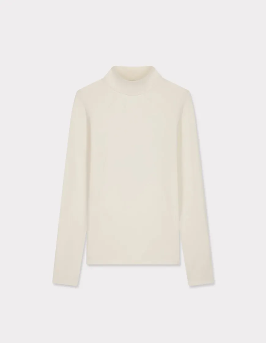 Celio T-shirt thermique col roulé - écru^Femme Sportswear|Pyjamas