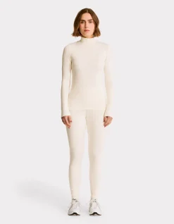 Celio T-shirt thermique col roulé - écru^Femme Sportswear|Pyjamas
