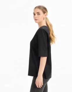 Celio T-shirt uni à épaulettes -^Femme T-Shirts & Tops