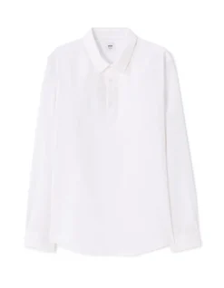 Celio Vareuse unie en lin et coton -^Homme Chemises|Sélection Lin