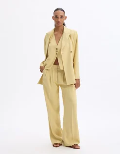 Celio Veste blazer manches longues - jaune^Femme Les Tailleurs|Vestes & Blazers