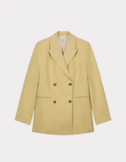Celio Veste blazer manches longues - jaune^Femme Les Tailleurs|Vestes & Blazers