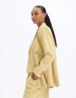 Celio Veste blazer manches longues - jaune^Femme Les Tailleurs|Vestes & Blazers