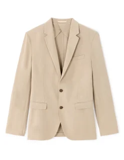 Celio Veste de costume slim lin mélangé -^Homme Vestes De Costumes|Vestes De Costume