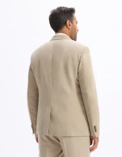 Celio Veste de costume slim lin mélangé -^Homme Vestes De Costumes|Vestes De Costume