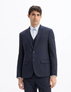 Celio Veste de costume slim stretch -^Homme Vestes De Costumes|Vestes De Costume