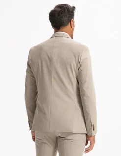 Celio Veste de costume slim stretch - beige^Homme Vestes De Costumes|Vestes De Costume