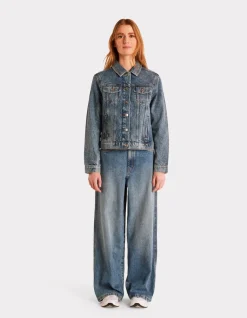 Celio Veste en jean - bleu^Femme Les Meilleures Ventes|Les Essentiels Aux Meilleurs Prix