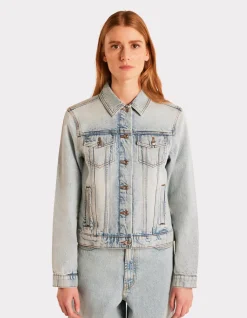 Celio Veste en jean - denim^Femme Vestes & Blazers
