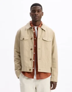 Celio Veste en lin et coton -^Homme Blousons|Vestes