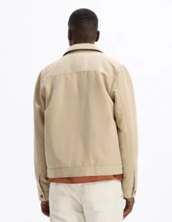 Celio Veste en lin et coton -^Homme Blousons|Vestes