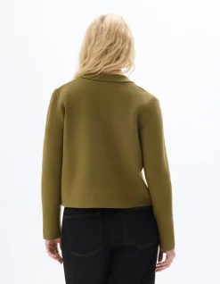 Celio Veste en maille compacte - verte^Femme Gilets & Cardigans
