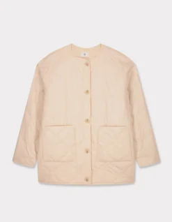 Celio Veste matelassé col rond - beige^Femme Doudounes|Manteaux