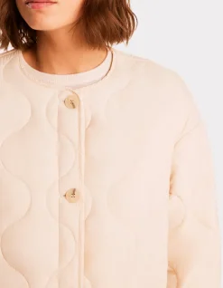 Celio Veste matelassé col rond - beige^Femme Doudounes|Manteaux