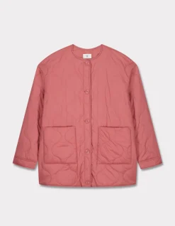 Celio Veste matelassé col rond - rose^Femme Doudounes|Manteaux