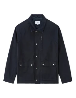 Celio Veste multipoches et col velour - marron^Homme Manteaux|Blousons