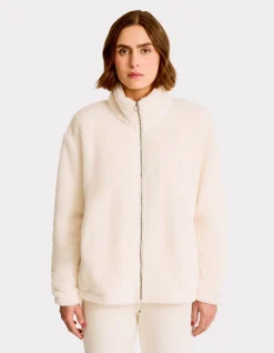 Celio Veste polaire fluffy - écru^Femme Loungewear|Pulls
