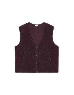 Celio Veste sherpa sans manche - marron^Femme Sportswear|Loungewear
