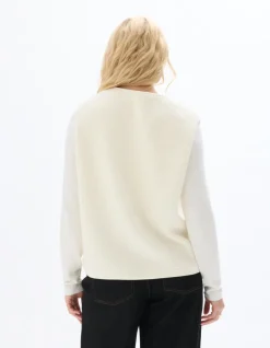 Celio Veste sherpa sans manche - écru^Femme Sportswear|Loungewear